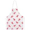 Beistle Red & White Crawfish Fabric Novelty Apron